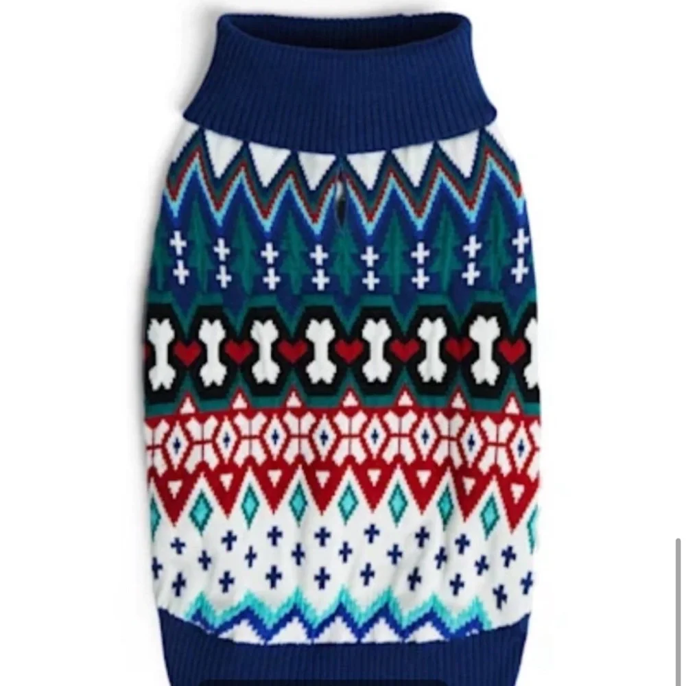 Bundle 2 New Reindeer Holiday Christmas dog sweater M